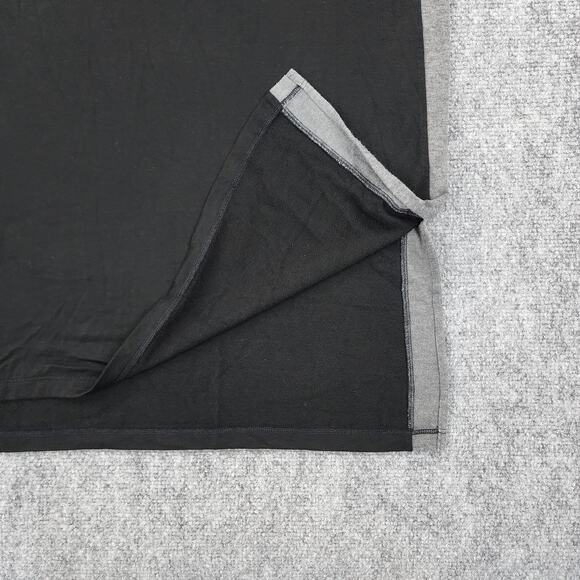 Eileen Fisher Sweater Womens Medium Black Gray Turtleneck Stretch Long Sleeve - Picture 11 of 12